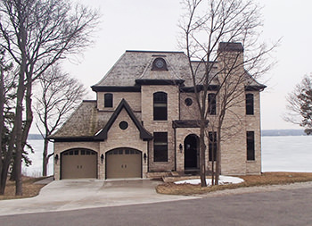 Cornerstones past project - home on Lake Simcoe